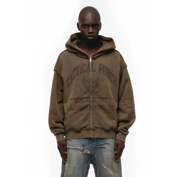 TACTICAL FORCE ZIPPER VINTAGE OLIVE